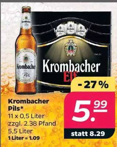 Krombacher Pils Angebot bei Netto