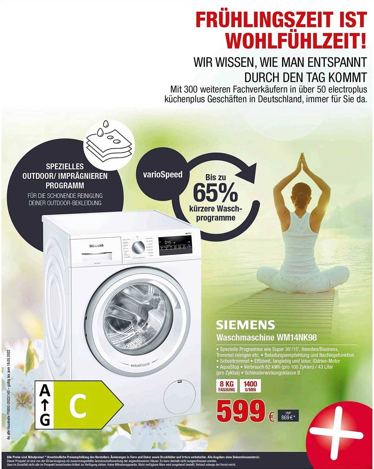 Electroplus Siemens Waschmaschine Wm14nk98