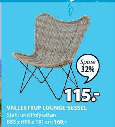 Vallestrup Loungesessel Angebot bei Jysk