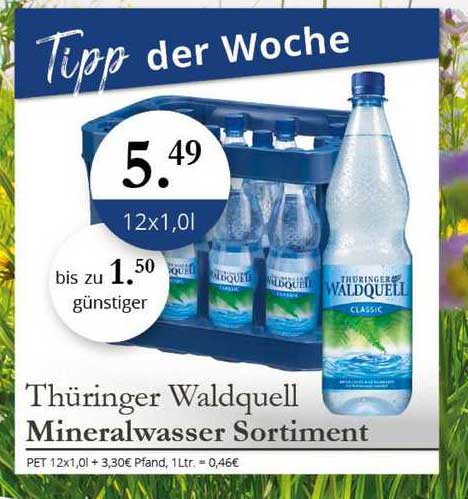Sagasser Thüringer Waldquell Mineralwasser