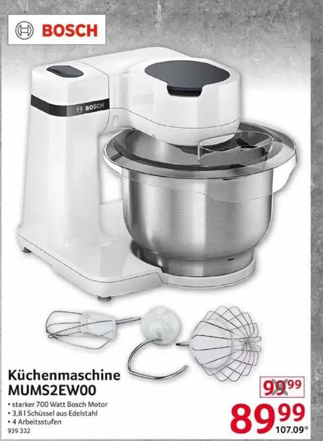 Selgros Bosch Küchenmaschine MUMS2EW00