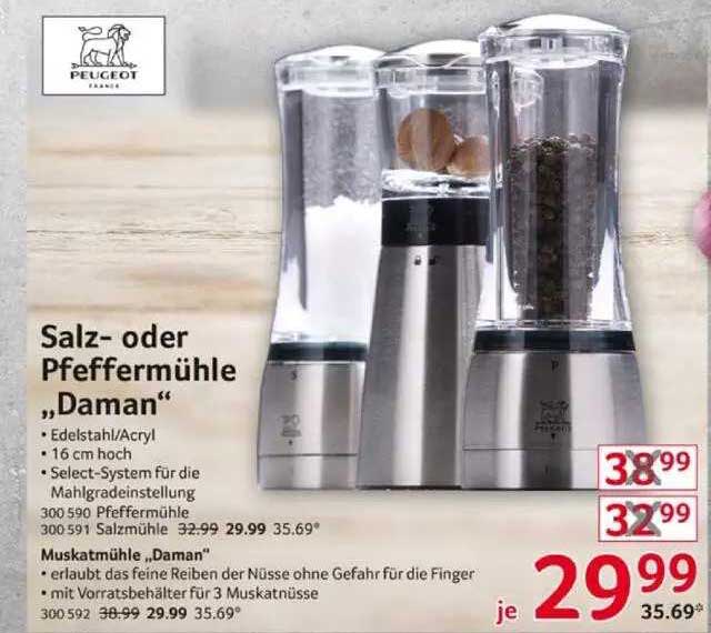 Selgros Salz Oder Pfeffermühle „daman”