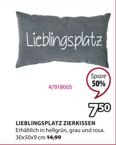 Lieblingsplatz Zierkissen Angebot bei Jysk