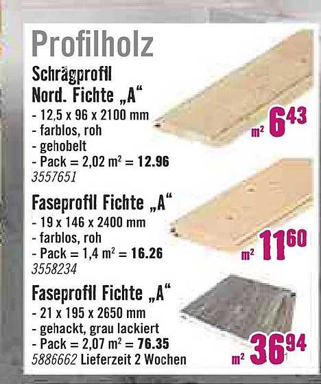Hornbach Profilholz