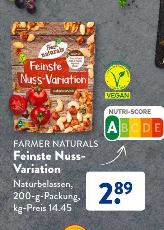 Farmer Naturals Feinste Nuss-variation Angebot bei ALDI SÜD - 1Prospekte.de