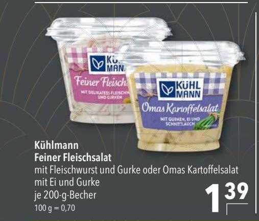 CITTI Markt Kühlmann Feiner Fleischsalat
