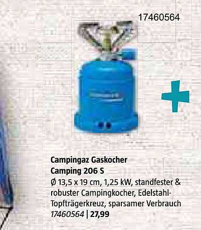 Bauhaus Campingaz Gaskocher Camping 206s