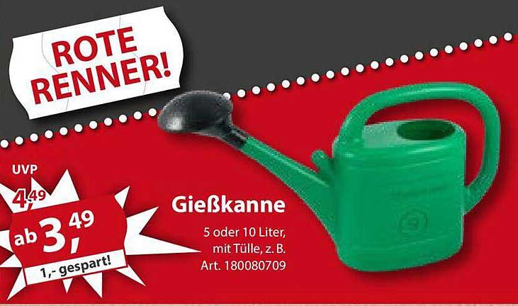 Gießkanne Angebot bei Sonderpreis Baumarkt 1Prospekte.de