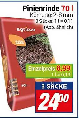 Pinienrinde 70l Angebot bei 1Prospekte.de