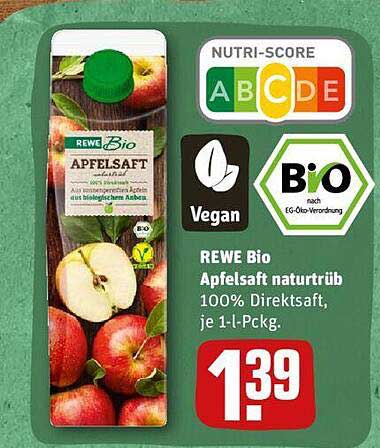 Rewe Bio Apfelsaft Naturtr b Angebot Bei REWE Kaufpark 1Prospekte de Rewe Bio Apfelsaft Naturtr b Angebot Bei REWE Kaufpark 1Prospekte de