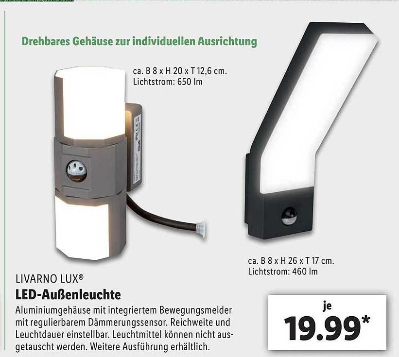 Livarno Lux Led au enleuchte Angebot Bei Lidl 1Prospekte de