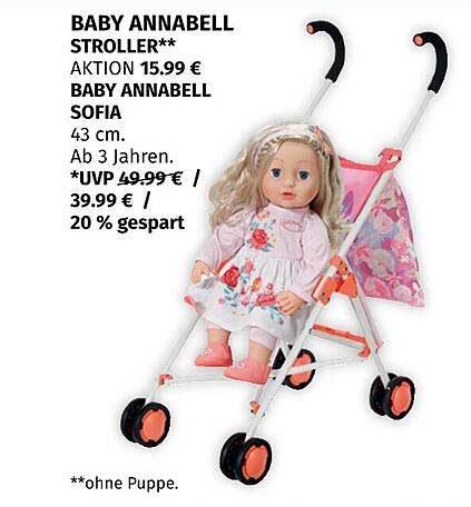 MÜLLER Baby Annabell Stroller Oder Sofia