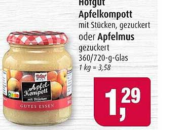 Markant Hofgut Apfelkompott Oder Apfelmus