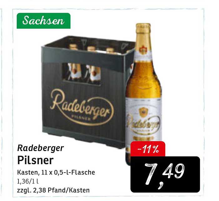 Radeberger Pilsner Angebot Bei KONSUM - 1Prospekte.de