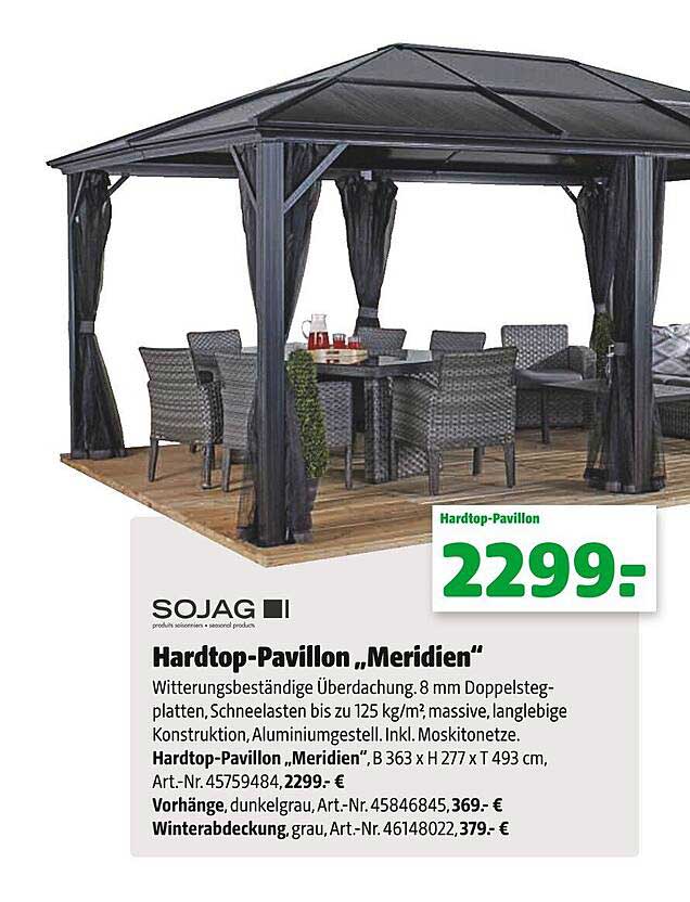 53+ Hagebaumarkt Pavillon Hardtop, 4,5/5         (2 986 reviews)