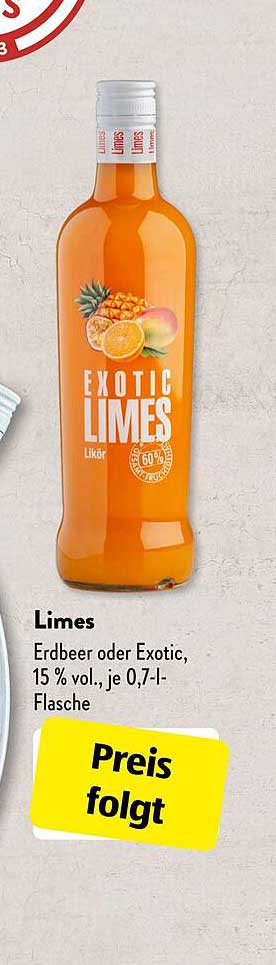 Limes Erdbeer Oder Exotic Angebot bei ALDI SÜD - 1Prospekte.de