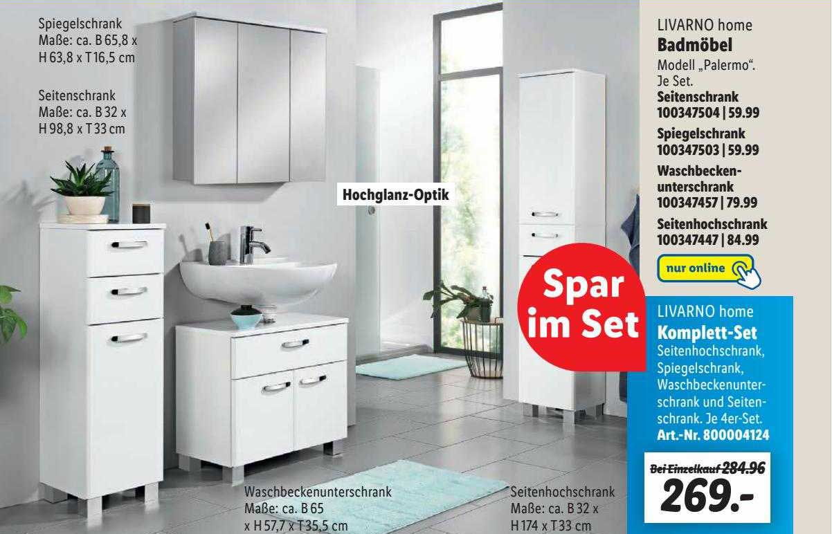 Livarno Home Badmöbel Angebot bei Lidl 1Prospekte.de