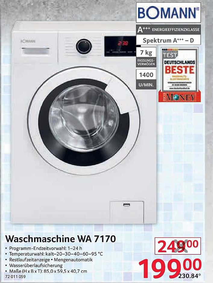 Selgros Waschmaschine WA 7170