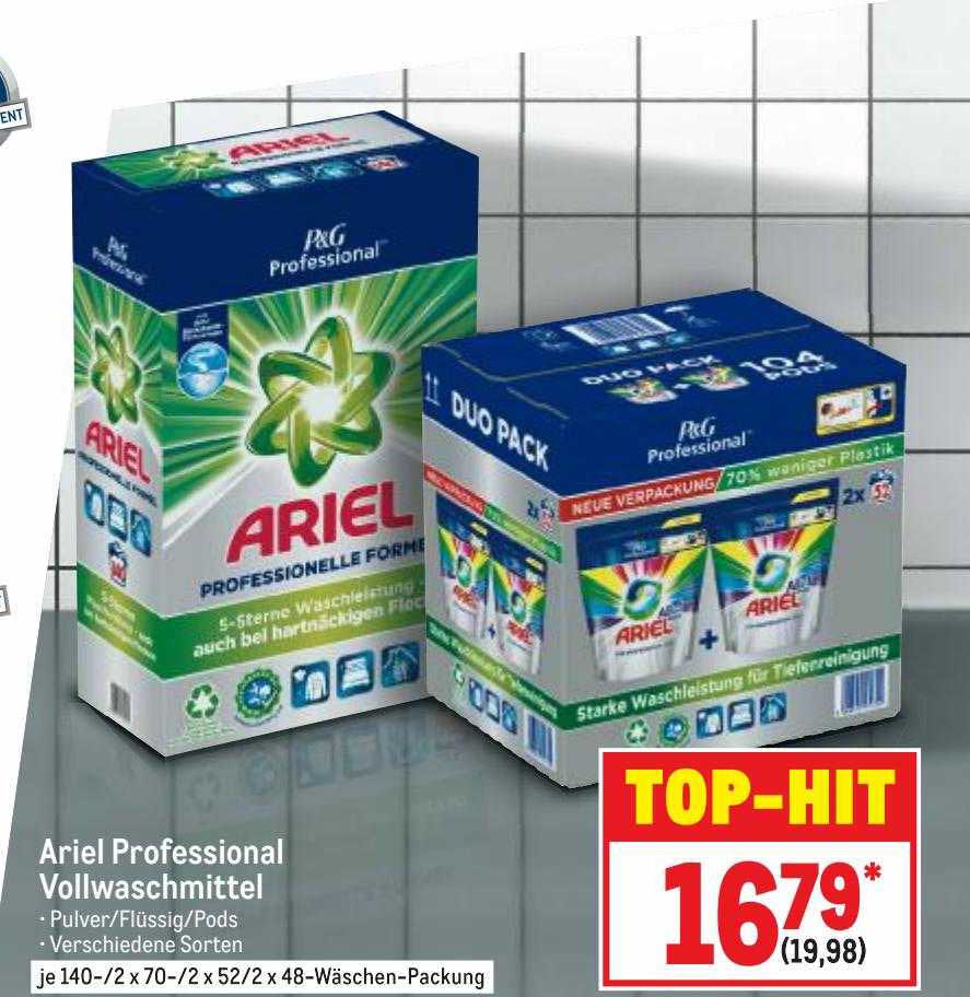 Ariel Professional Vollwaschmittel Angebot bei METRO