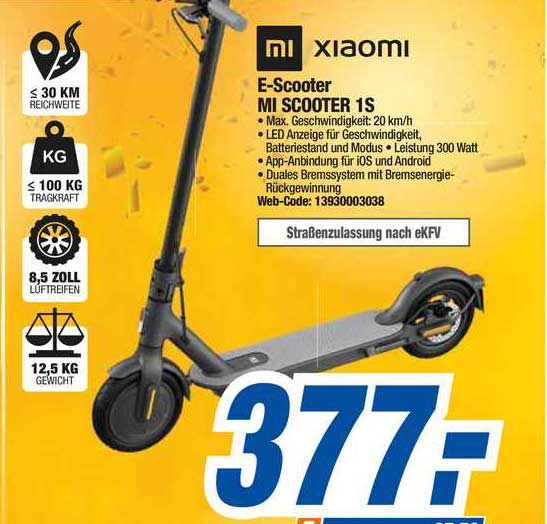 Expert Xiaomi E Scooter Mi Scooter 1s