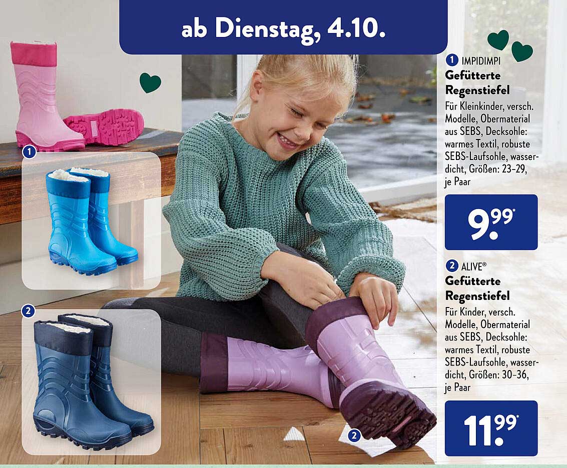 Baby Und Kinder Gummistiefel Basic Gefüttert Von Playshoes In Marine