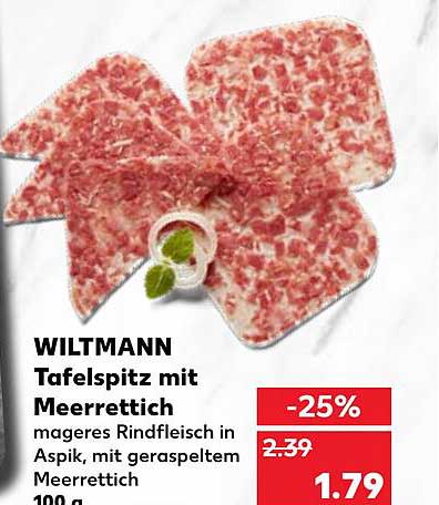 Kaufland Wiltmann Tafelspitz Mit Meerrettich