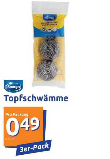 Topfschwämme Spargo Angebot bei Action - 1Prospekte.de