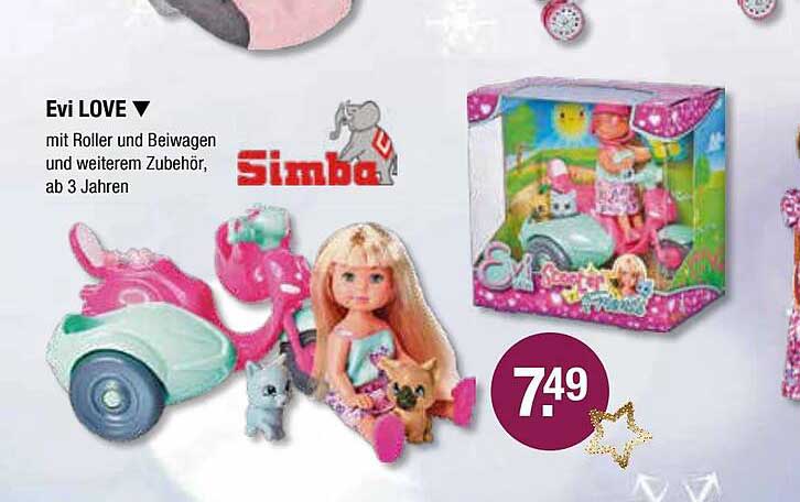 Simba Evi Love Home Spielpuppe – Süßer Jogginganzug Mit 2-in-1 Staubsauger, 12 Cm, Ab 3 Jahren