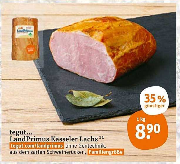 Landprimus Kasseler Lachs Angebot bei Tegut