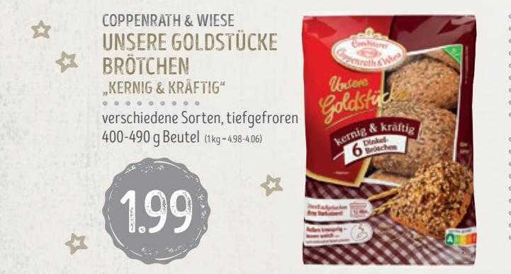 Coppenrath & Wiese Unsere Goldstücke Brötchen Angebot bei Edeka Struve