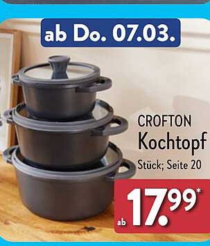 Crofton Kochtopf Angebot bei ALDI Nord 1Prospekte.de