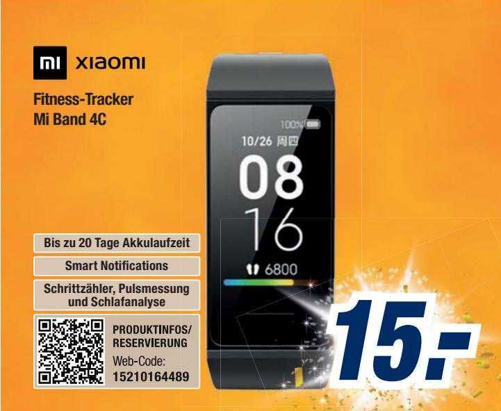 Mi Xiaomi Fitness-tracker Mi Band 4c Angebot bei Expert Bening ...
