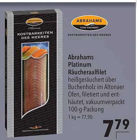 CITTI Markt Abrahams Platinum Räucheraalfilet