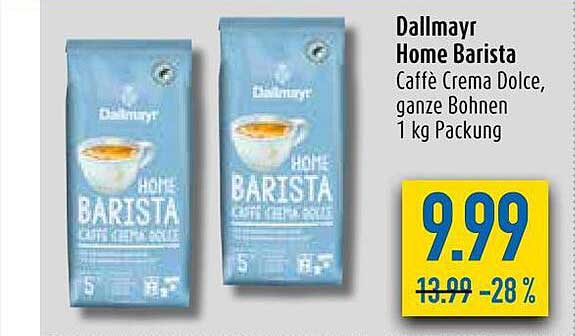 Dallmayr Home Barista Angebot Bei Diska