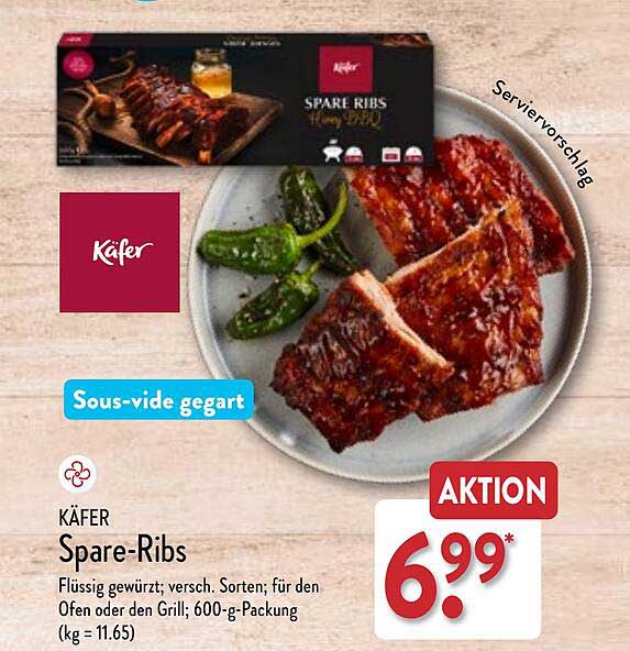 Käfer Spare-ribs Angebot bei ALDI Nord - 1Prospekte.de