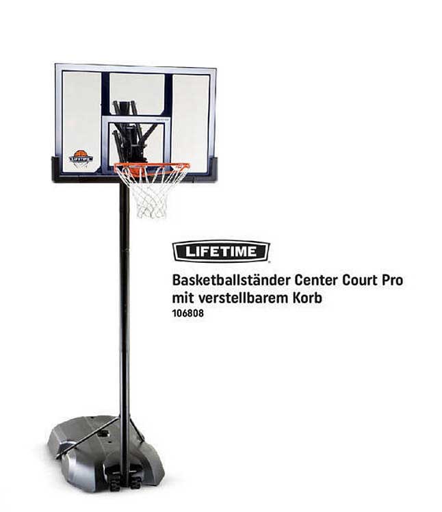 Smyths Toys Lifetime Basketballständer Center Court Pro