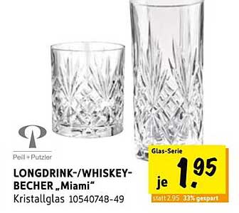 SCONTO Longdrink-whiskey Becher „miami”
