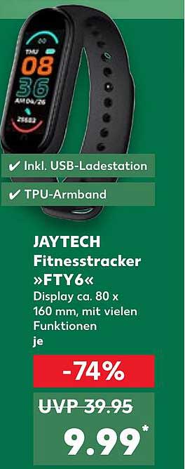 Kaufland Jaytech Fitnesstracker „fty6“