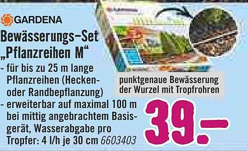 Gardena Bewässerungsset „pflanzreihen M” Angebot bei Hornbach