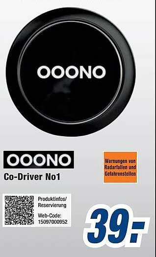 Ooono Co-driver No1 Angebot bei Expert 