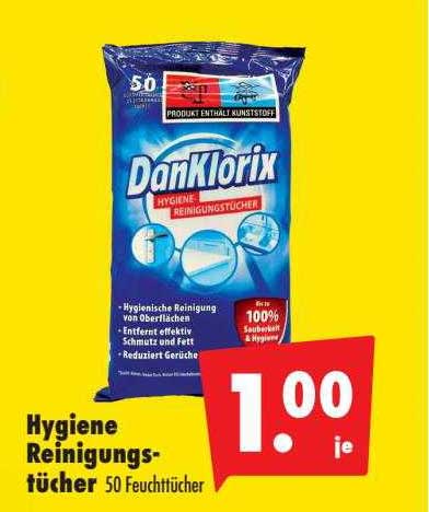 Mäc-Geiz Hygiene Reinigungstücher Danklorix