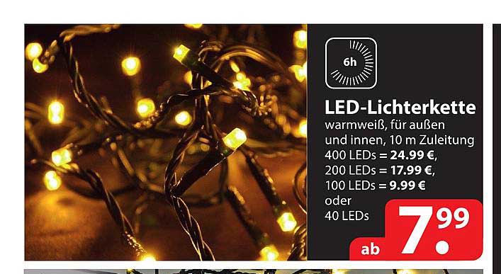 LED Lichterkranz Angebot bei Famila Nord Ost