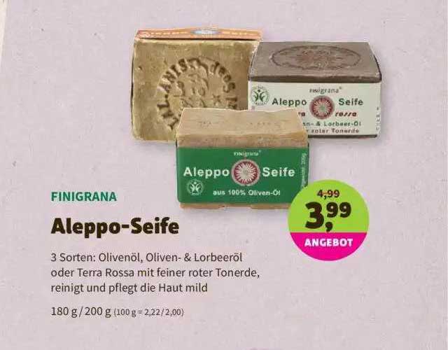 Denns Biomarkt Finigrana Aleppo-seife