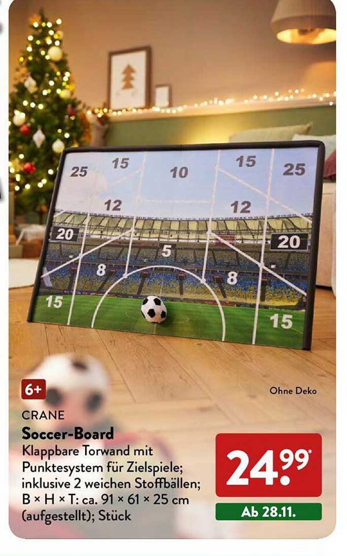ALDI Nord Crane Soccer-board
