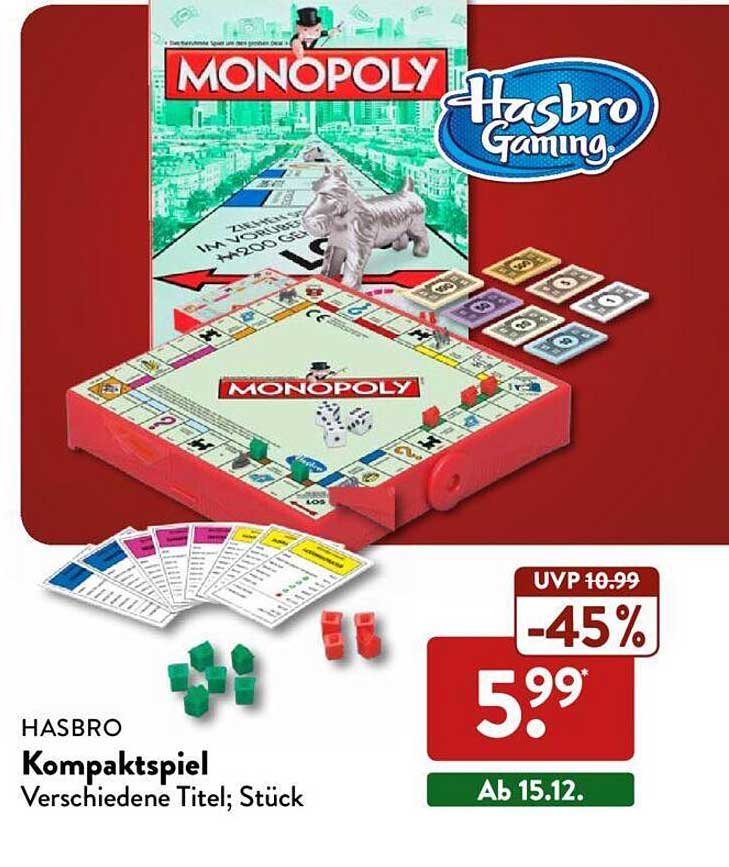 ALDI Nord Hasbro Kompaktspiel