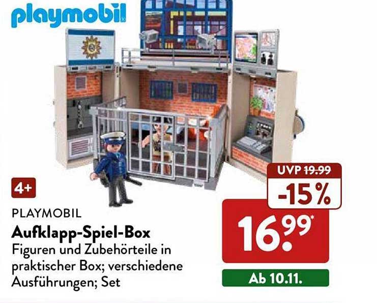 ALDI Nord Playmobil Aufklapp-spiel-box