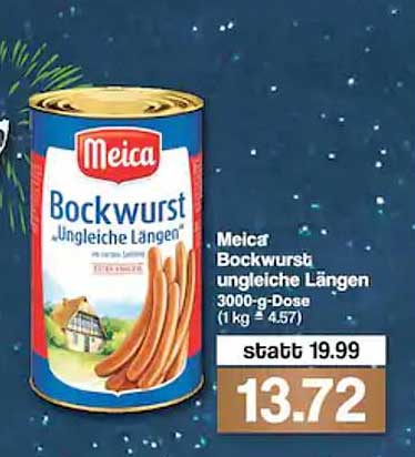 Famila Nordwest Meica Bockwurst Ungleiche Längen