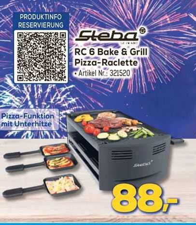 Steba Rc 6 Bake & bei Pizza-raclette Grill Euronics Angebot
