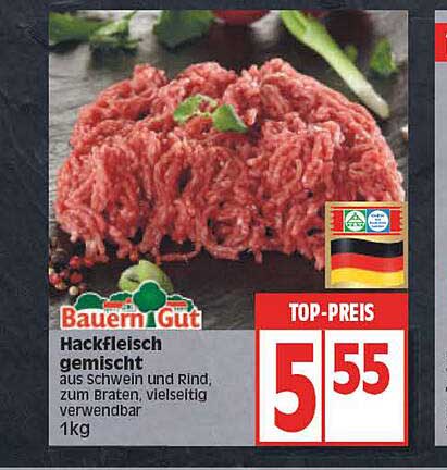 Bauern Gut Hackfleisch Gemischt Angebot bei E Reichelt 1Prospekte.de