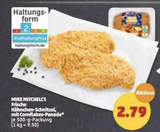 Mike Mitchell&amp;#39;s Frische Hähnchen-schnitzel Mit Comflakes-panade Angebot ...